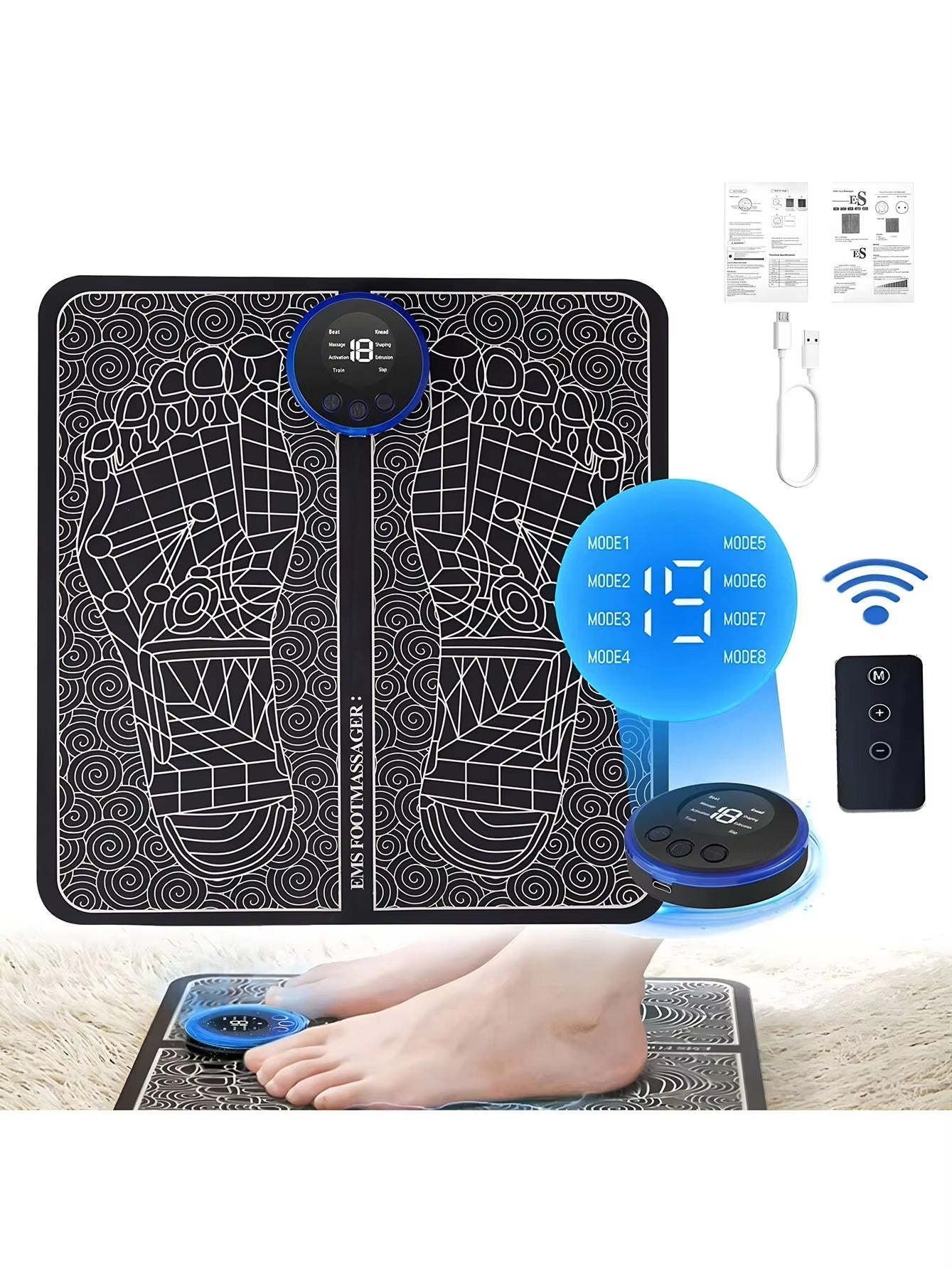 Shiva Elektrische EMS Voetmassage Mat