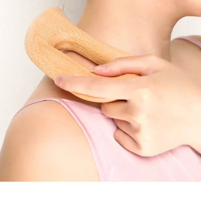 Shiva Houten Gua Sha Massage Tool voor Lichaam