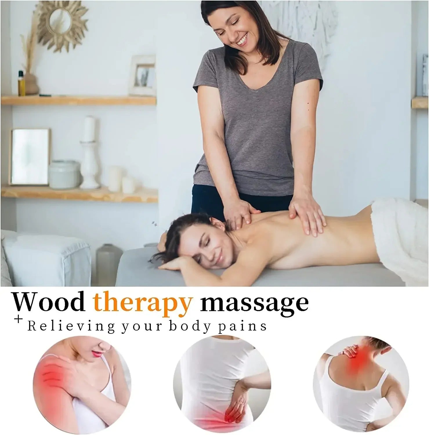 Shiva Houten Lymfedrainage & Body Shaping Massage Tool