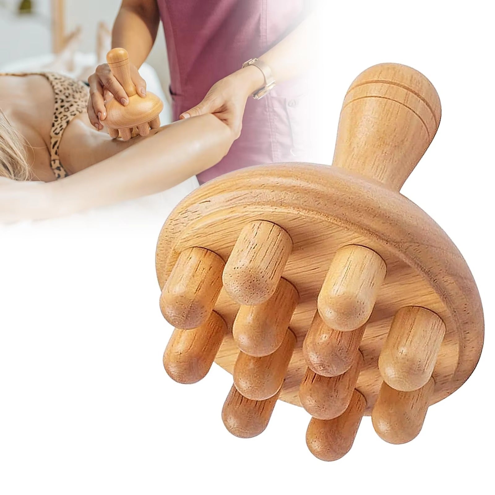 Shiva Houten Paddenstoel Massage Tool