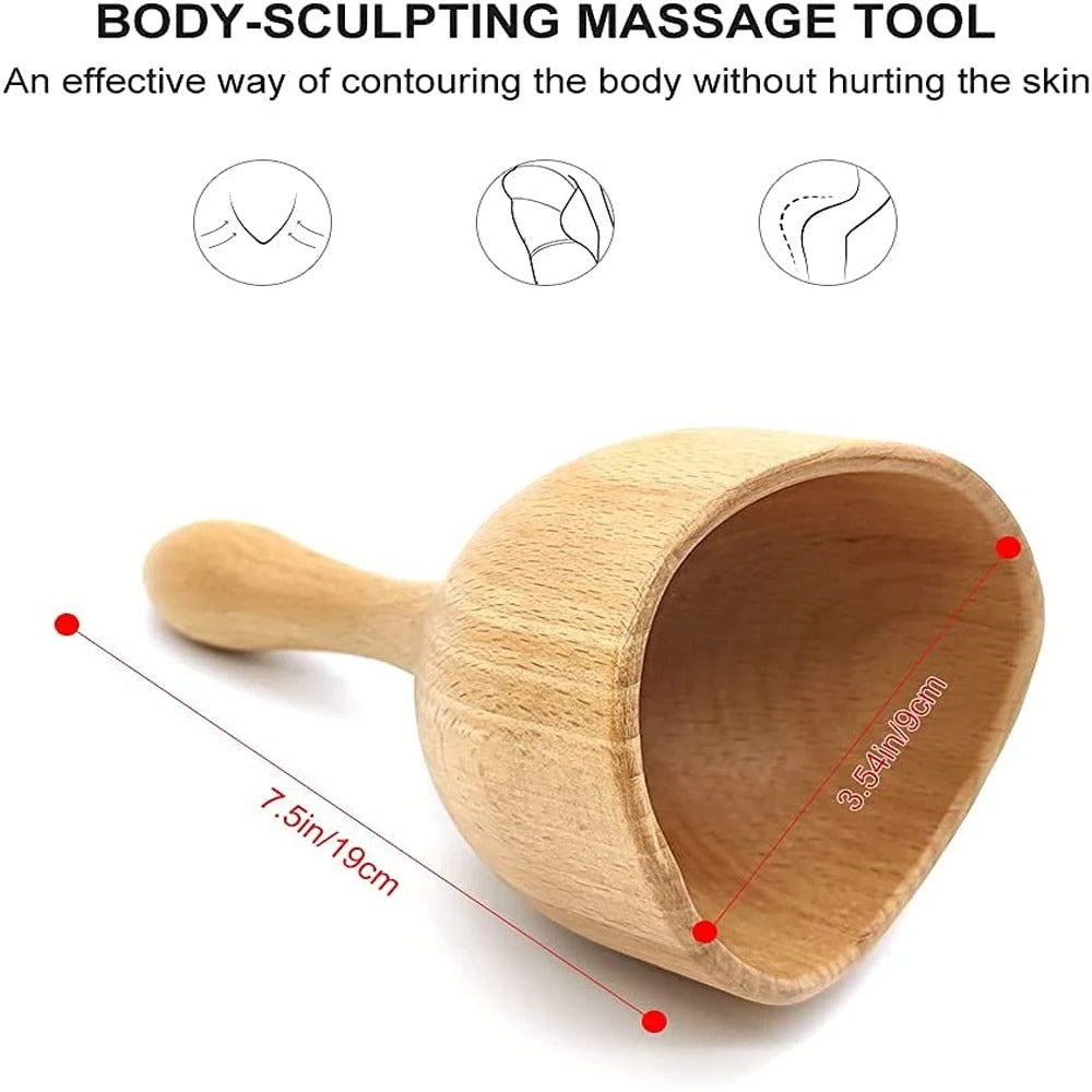 Shiva Houten Zweedse Massage Cup voor Lichaamsvorming