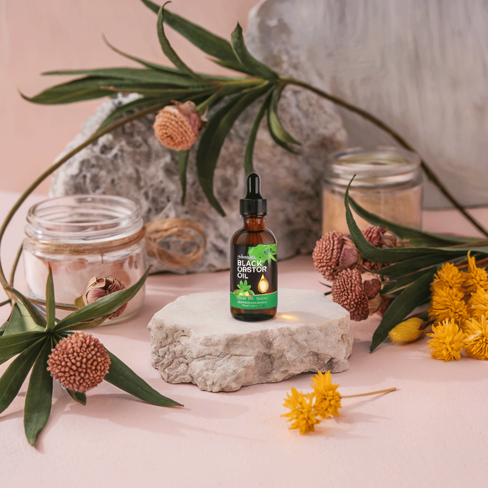 Huile de ricin noir jamaïcain apaisant