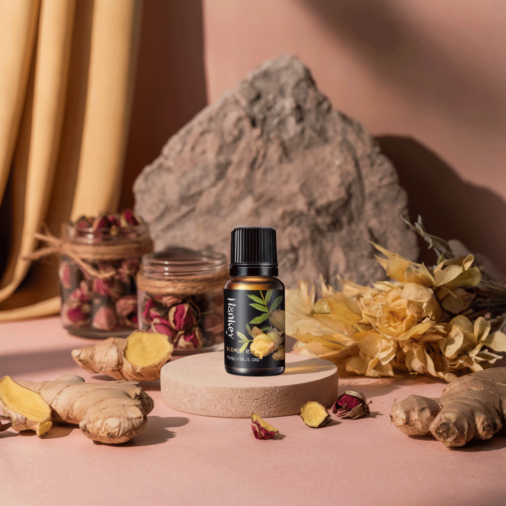 Huile de massage au gingembre 2x