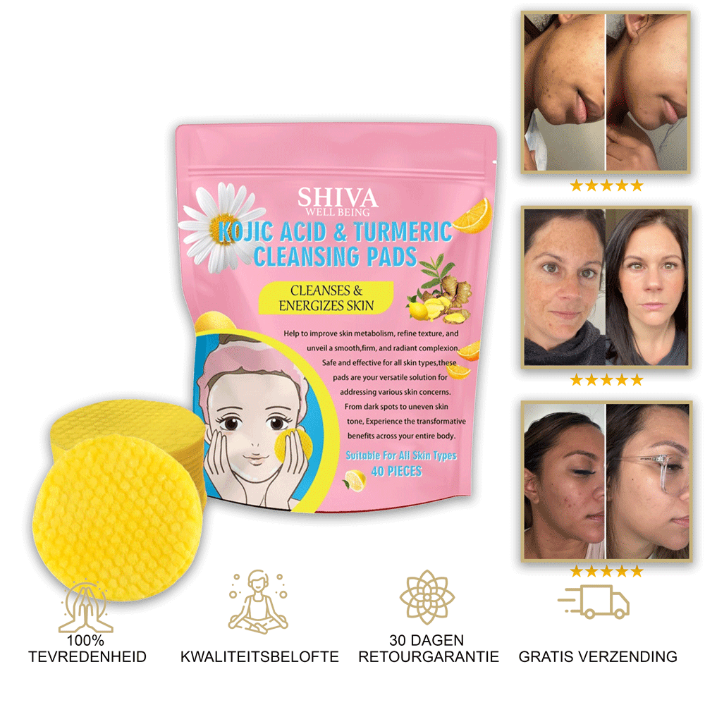 Tampons de nettoyage Kojic Curcuma Shiva ™