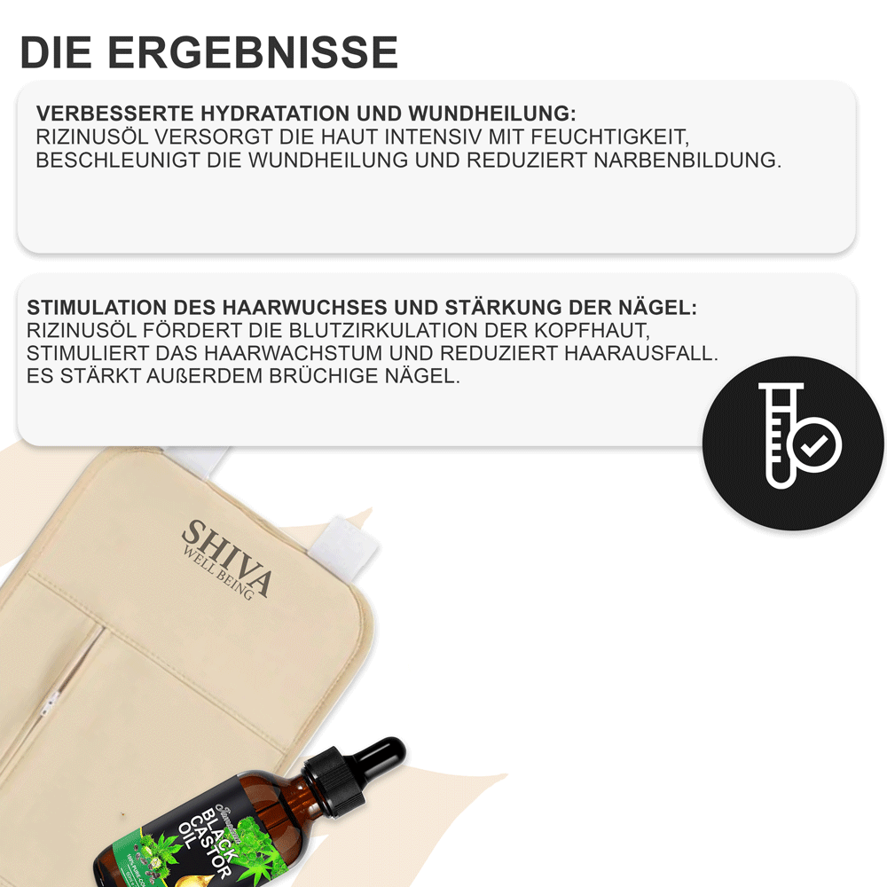 Shiva ™ Rizinusöl Wellness Paket