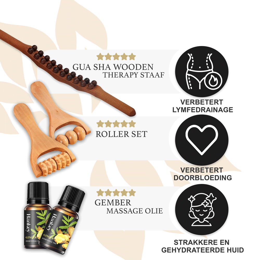 Shiva ™ Gua Sha Wooden Therapy Bar