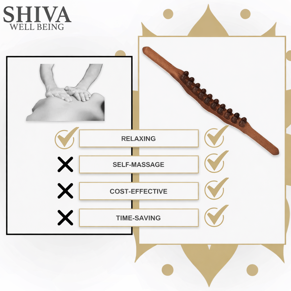 Shiva ™ Gua Sha Wooden Therapy Tod