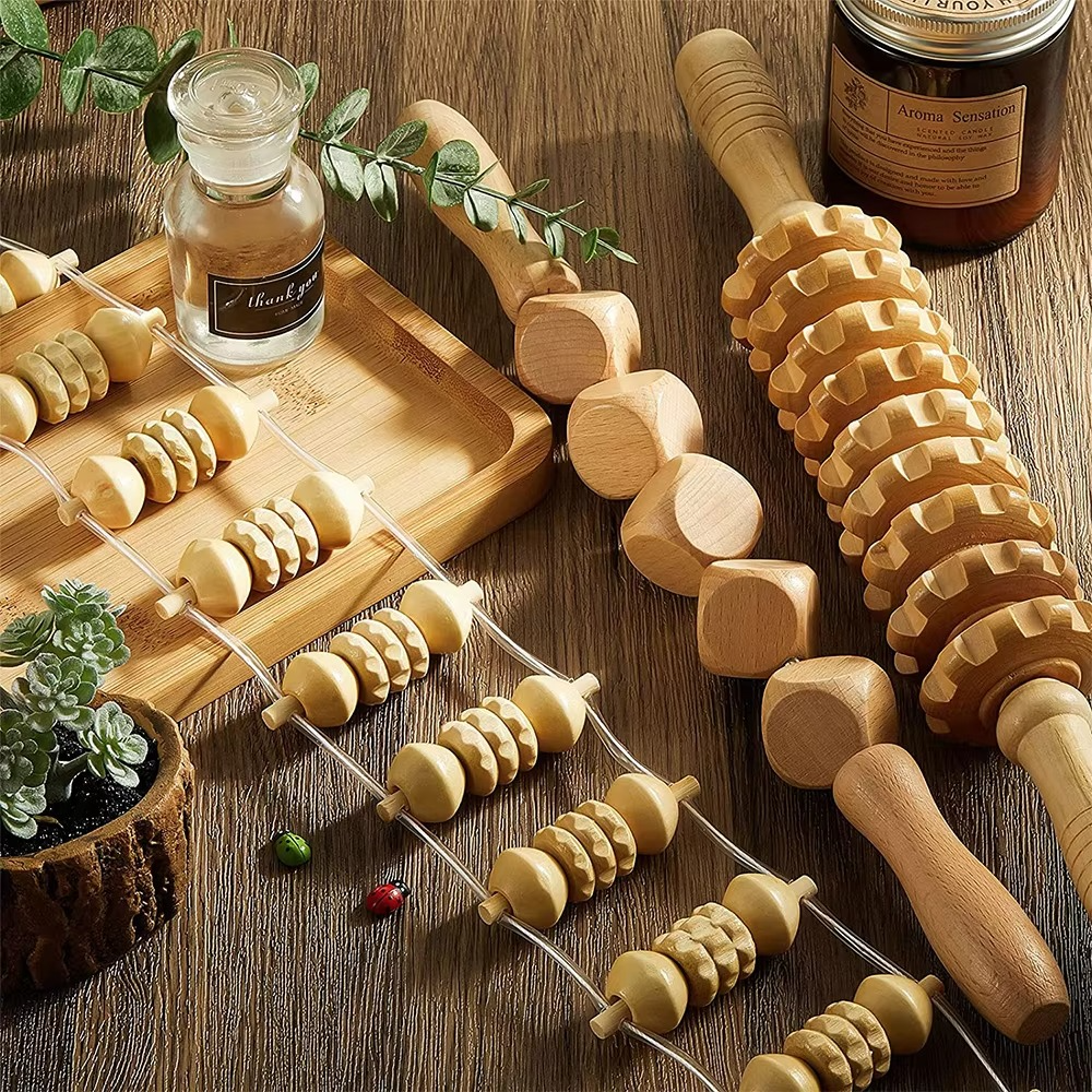 Shiva 6-in-1 houten massagepakket
