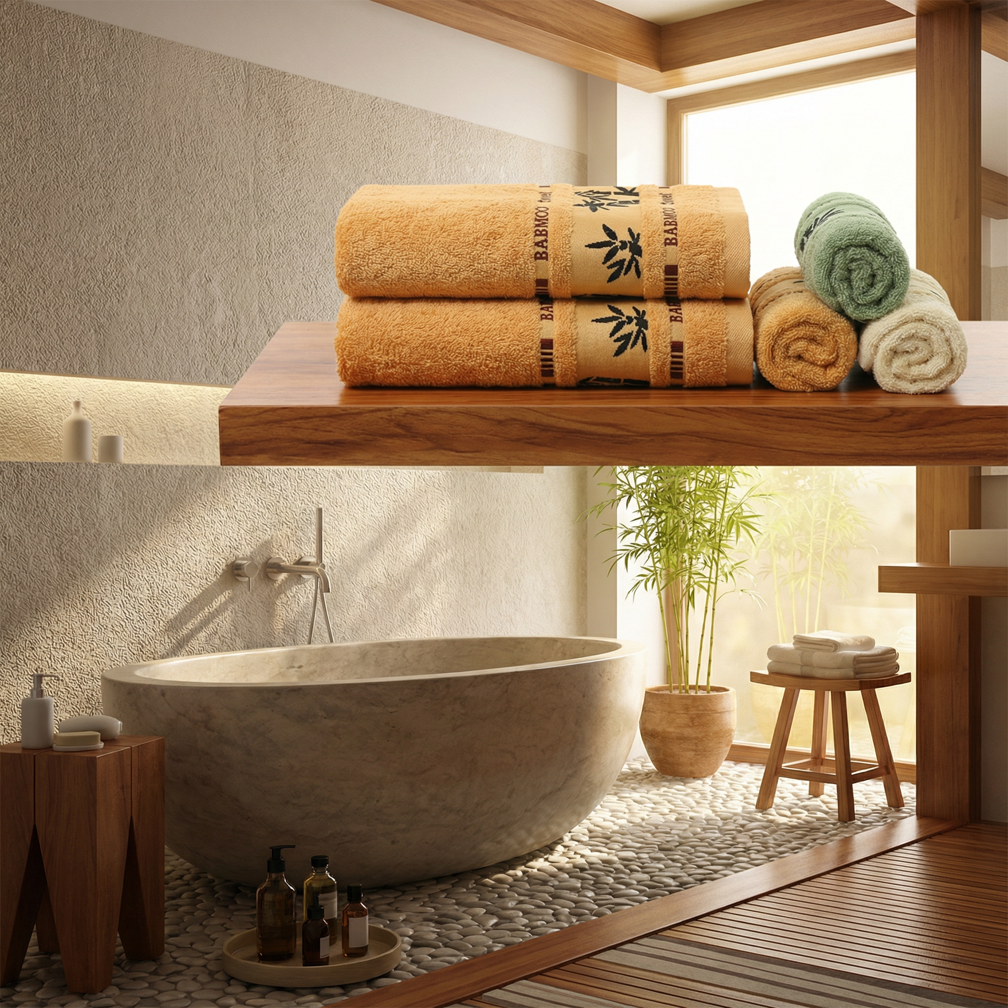 Shiva™ Bamboe Handdoek Set Luxe & Sneldrogend