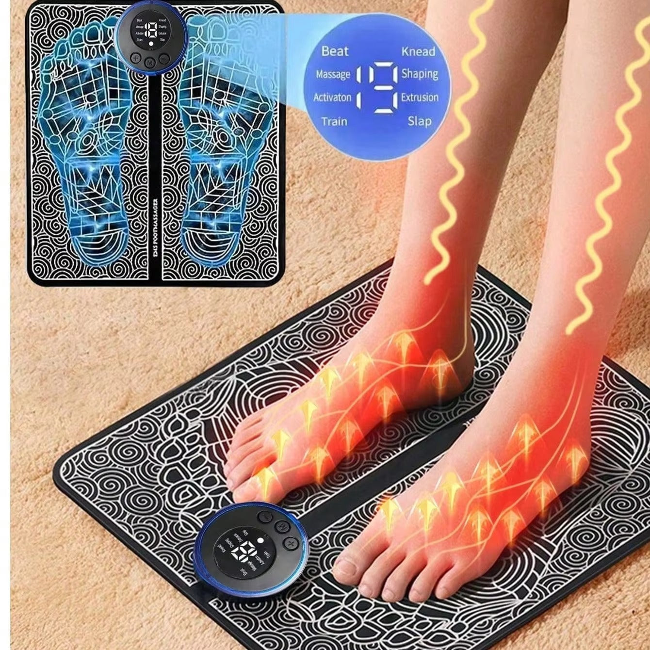 Shiva Elektrische EMS Voetmassage Mat
