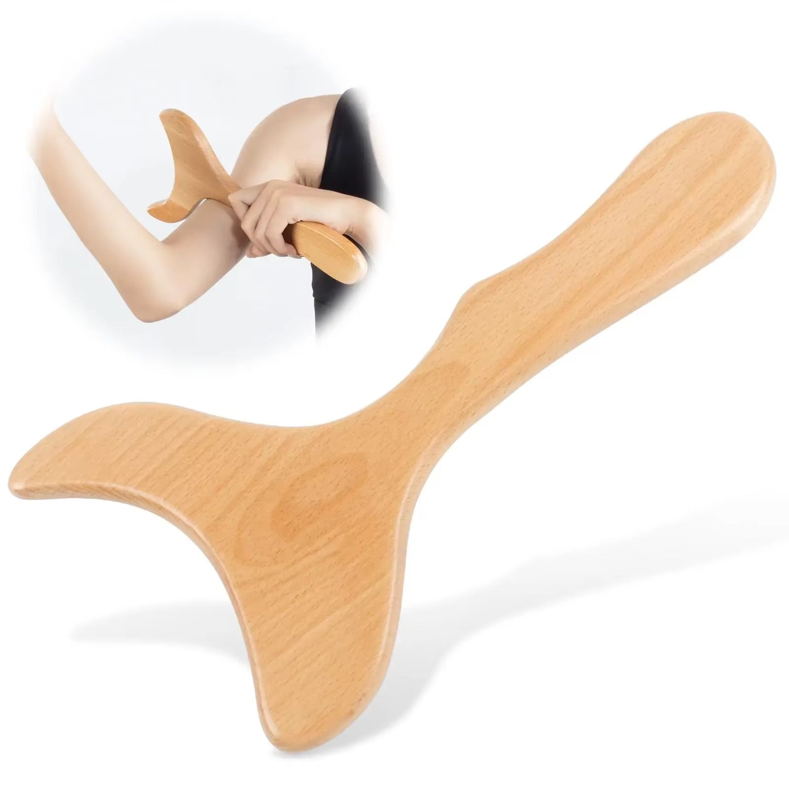 Shiva Houten Lymfedrainage Massage Paddle