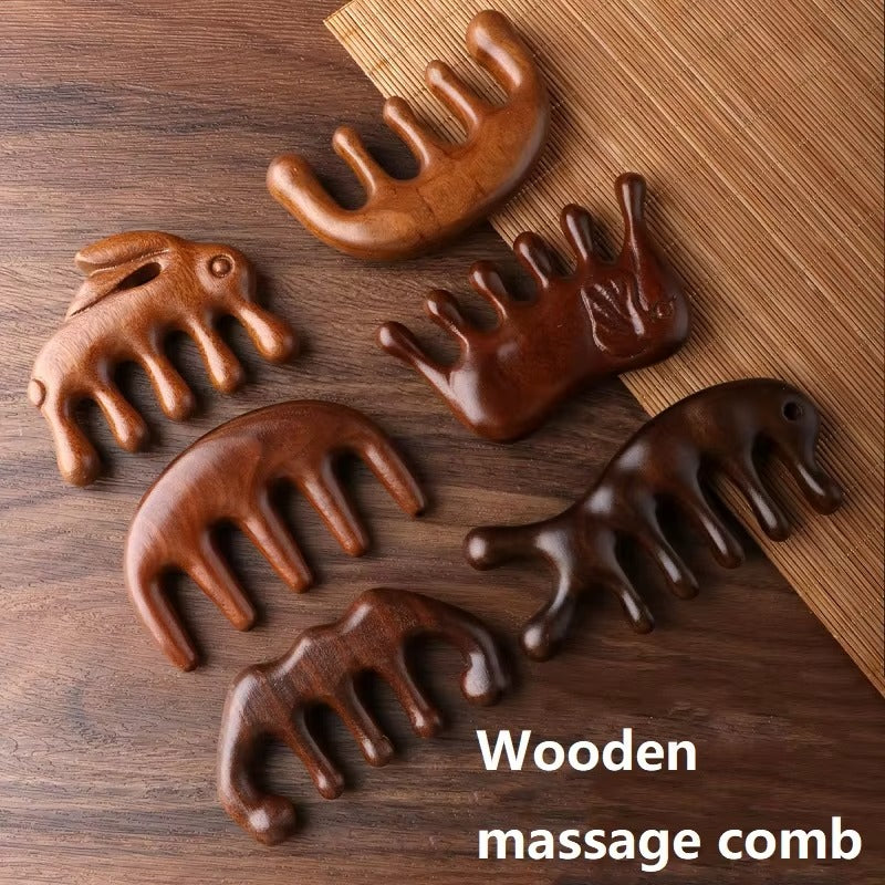 Shiva Houten Massagekam voor Hoofdhuid en Haar