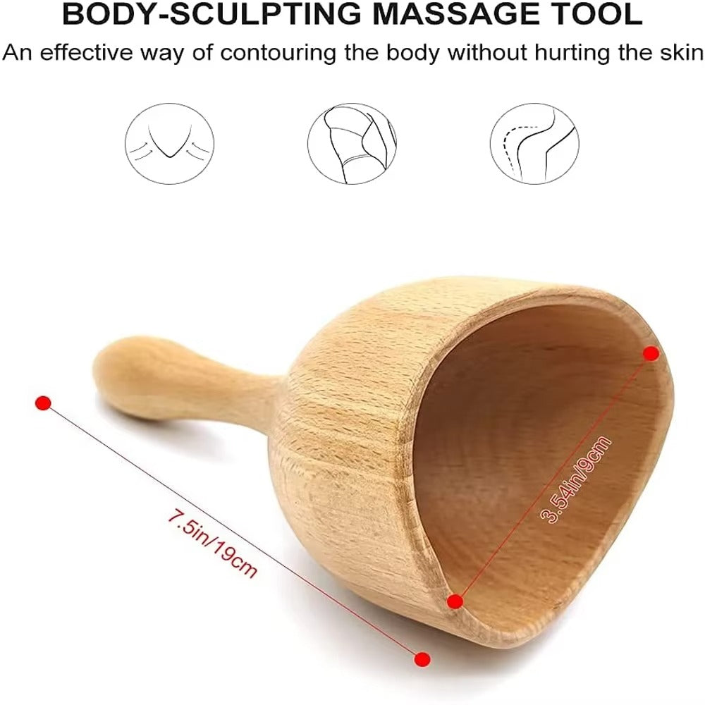 Shiva Houten Zweedse Massage Cup voor Lichaamsvorming