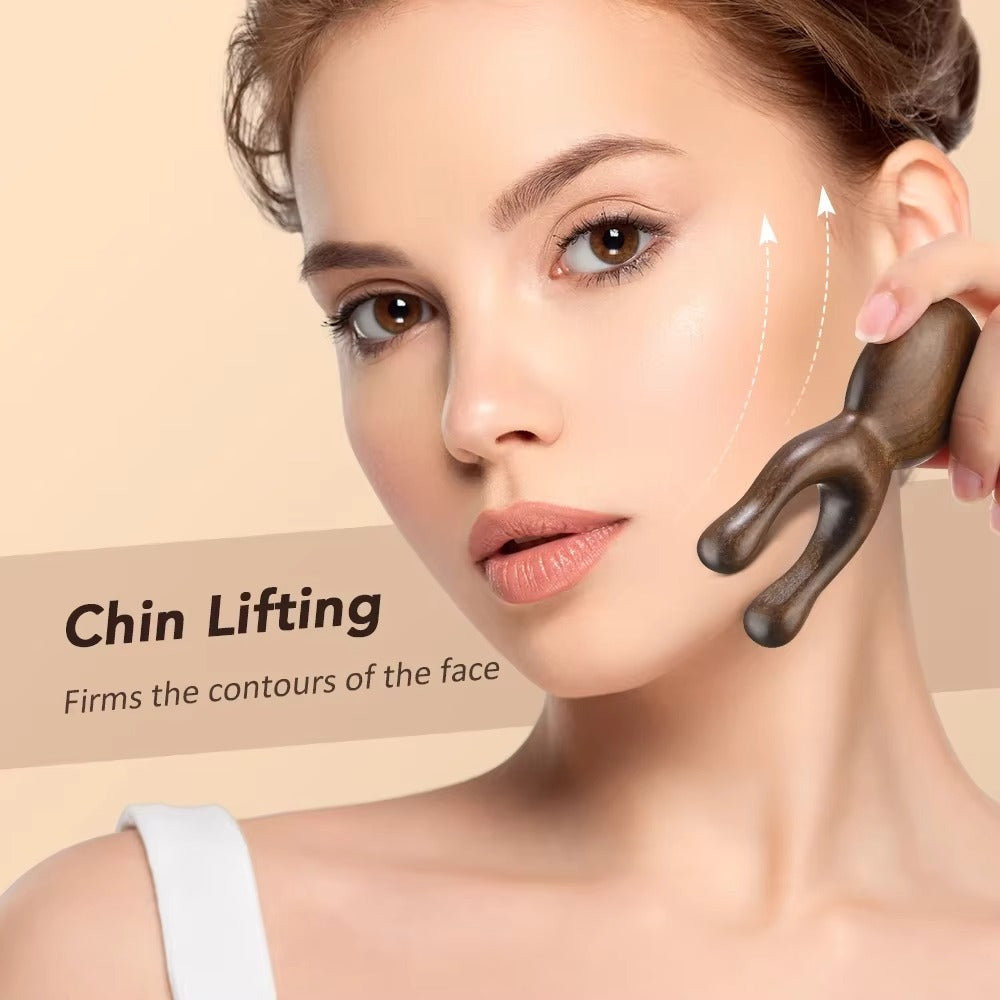 Shiva Sandelhouten Gua Sha Massage Tool voor Gezicht
