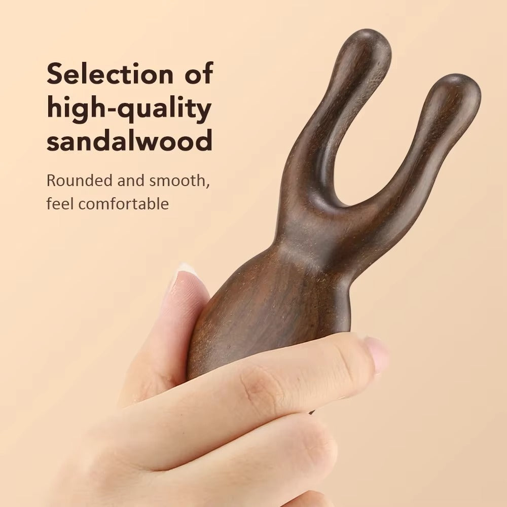 Shiva Sandelhouten Gua Sha Massage Tool voor Gezicht