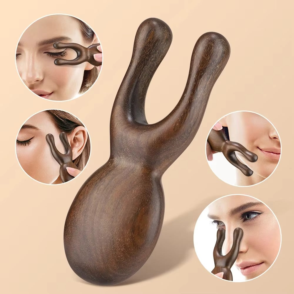 Shiva Sandelhouten Gua Sha Massage Tool voor Gezicht