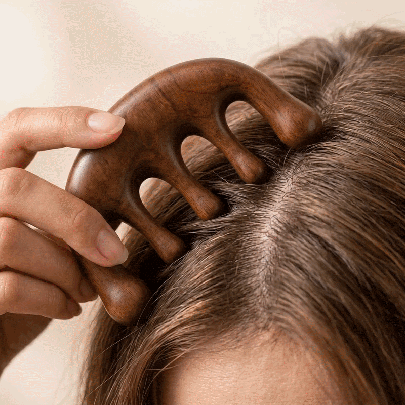 Shiva Wooden Therapy Hoofdhuid Massagekam